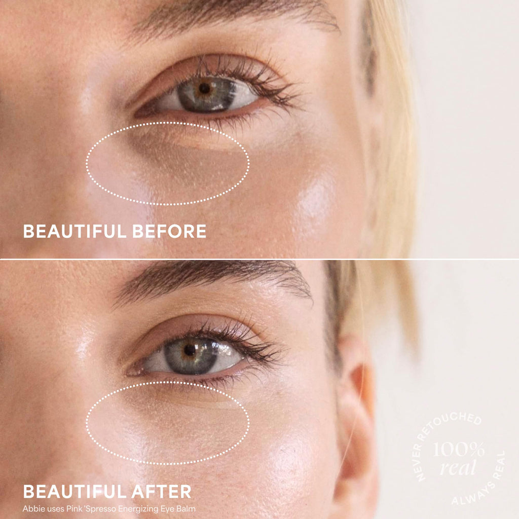 TULA Skin Care Eye + Lip Duo - Spresso Energizing Eye Balm 0.35 oz + Glaze Plumping Lip Treatment 0.28 oz, 2-Piece Holiday Kit